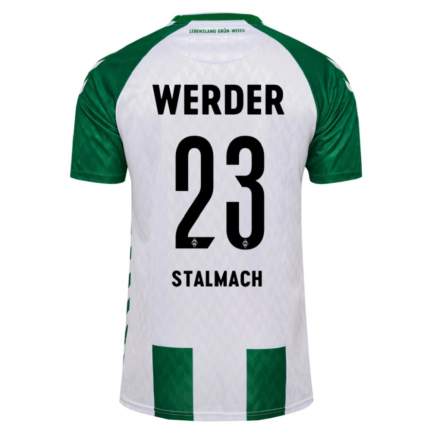 Danxen Homem Camisola Dariusz Stalmach #23 Verde Branco Principal 2026/27 Camisa Brasil