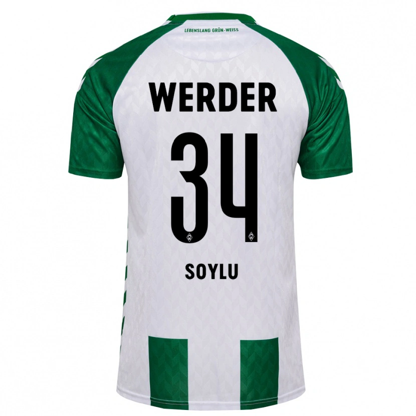 Danxen Homem Camisola Darwin Soylu #34 Verde Branco Principal 2026/27 Camisa Brasil