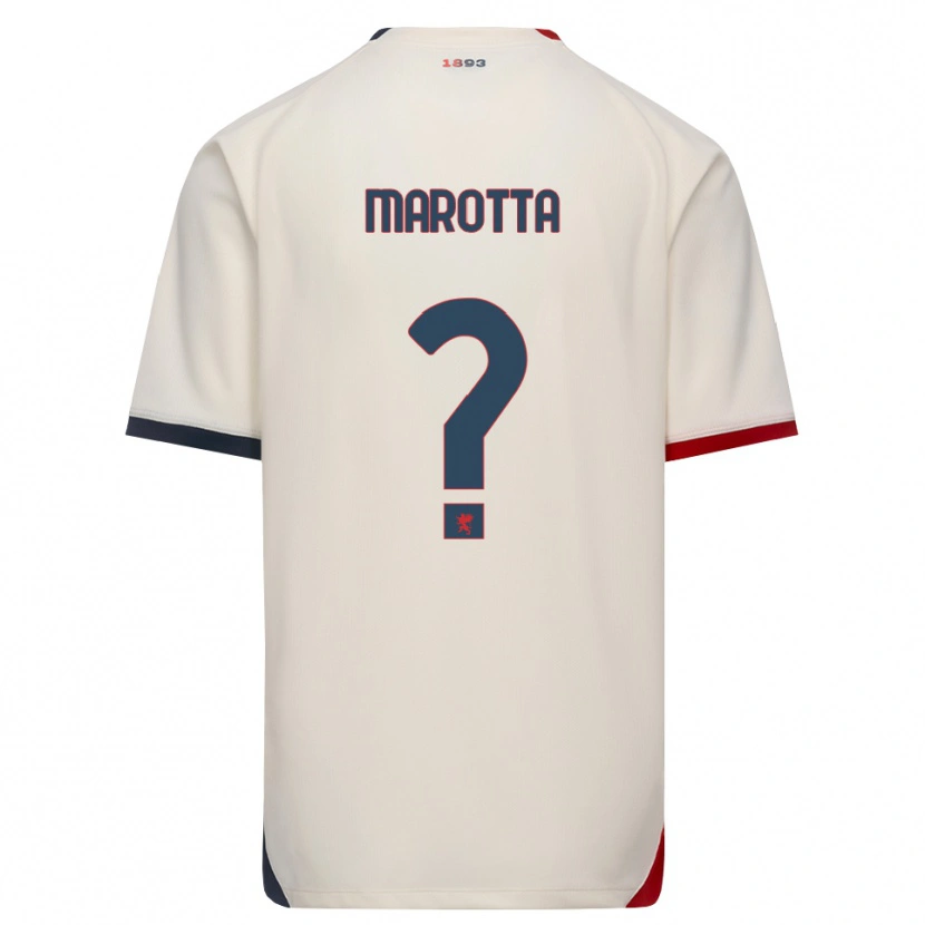 Danxen Homem Camisola Francesco Marotta #0 Branco Off-Red Alternativa 2026/27 Camisa Brasil