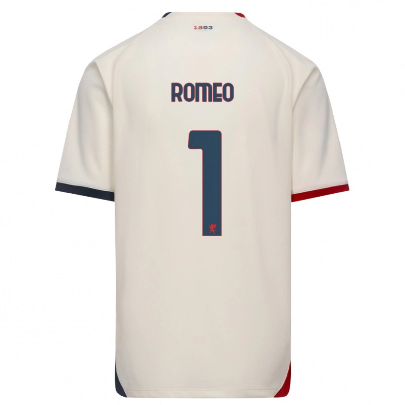 Danxen Homem Camisola Emanuele Romeo #1 Branco Off-Red Alternativa 2026/27 Camisa Brasil