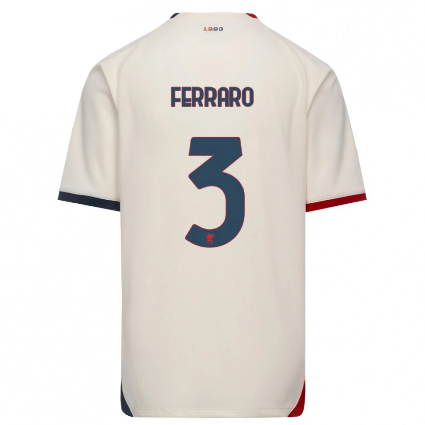 Danxen Homem Camisola Marco Ferraro #3 Branco Off-Red Alternativa 2026/27 Camisa Brasil