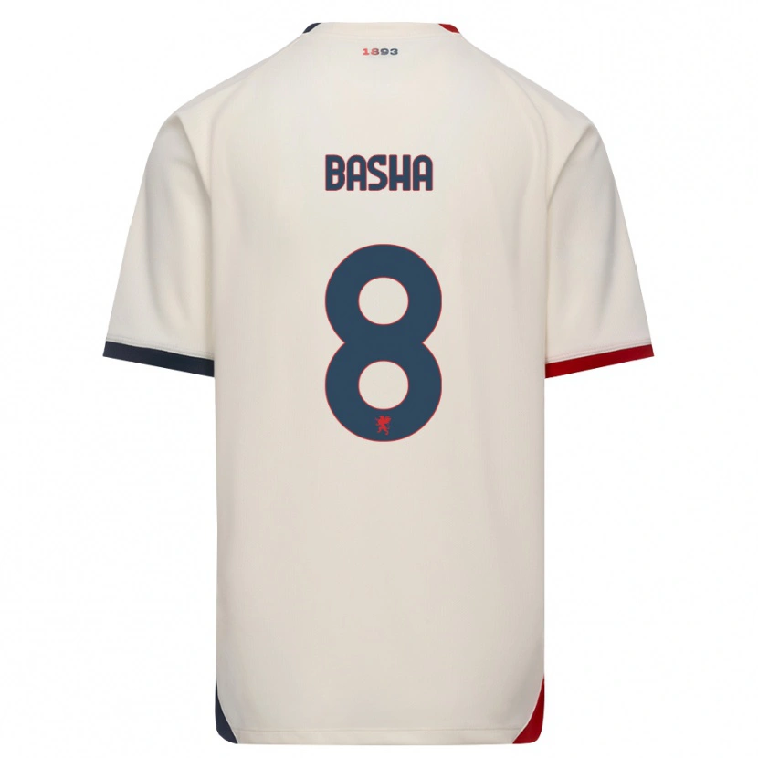 Danxen Homem Camisola Klevis Basha #8 Branco Off-Red Alternativa 2026/27 Camisa Brasil