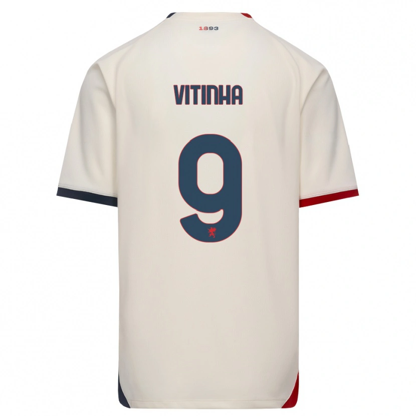 Danxen Homem Camisola Vítor Manuel Carvalho Oliveira #9 Branco Off-Red Alternativa 2026/27 Camisa Brasil