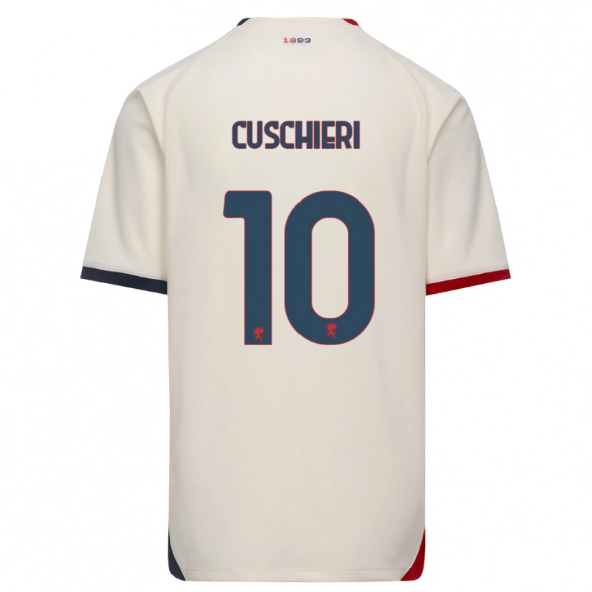 Danxen Homem Camisola Rachel Cuschieri #10 Branco Off-Red Alternativa 2026/27 Camisa Brasil