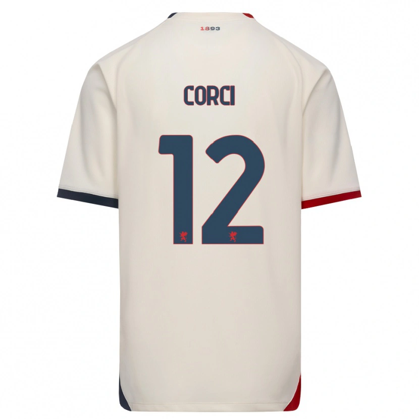 Danxen Homem Camisola Tommaso Corci #12 Branco Off-Red Alternativa 2026/27 Camisa Brasil
