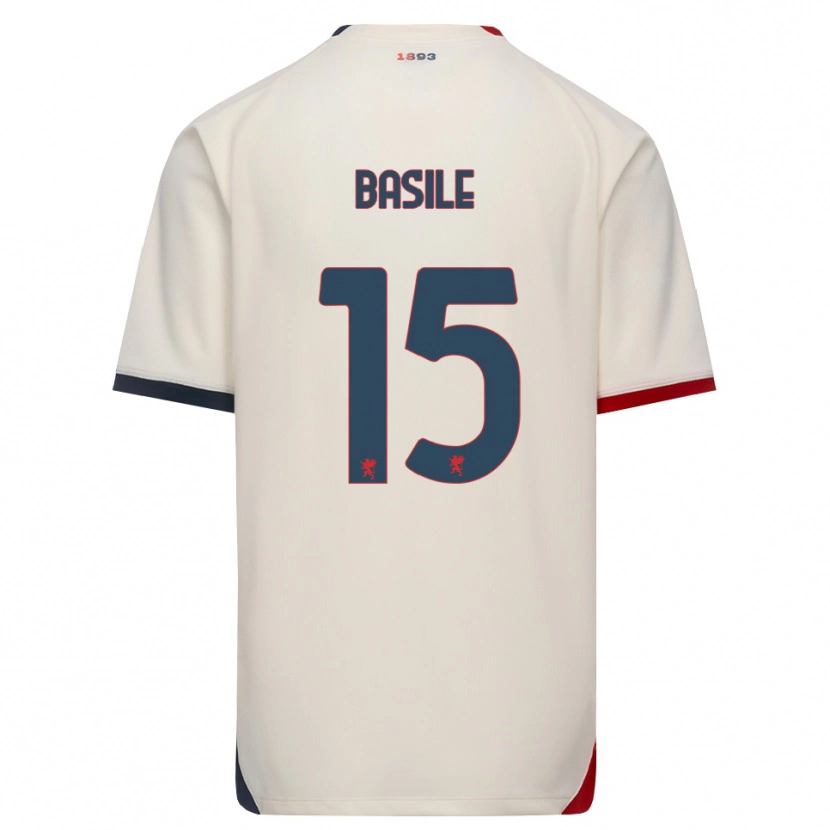 Danxen Homem Camisola Cosimo Basile #15 Branco Off-Red Alternativa 2026/27 Camisa Brasil