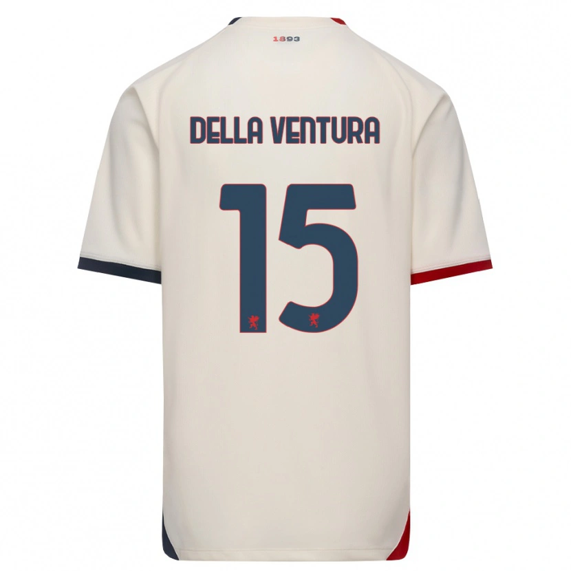 Danxen Homem Camisola Lorenzo Della Ventura #15 Branco Off-Red Alternativa 2026/27 Camisa Brasil
