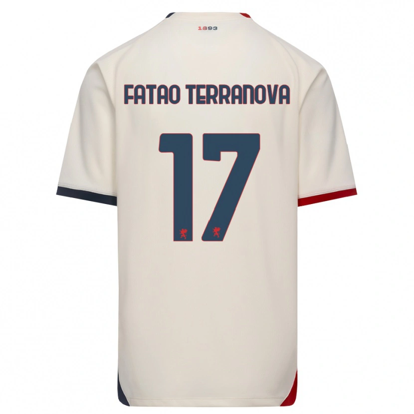 Danxen Homem Camisola Emanuele Fatao Terranova #17 Branco Off-Red Alternativa 2026/27 Camisa Brasil