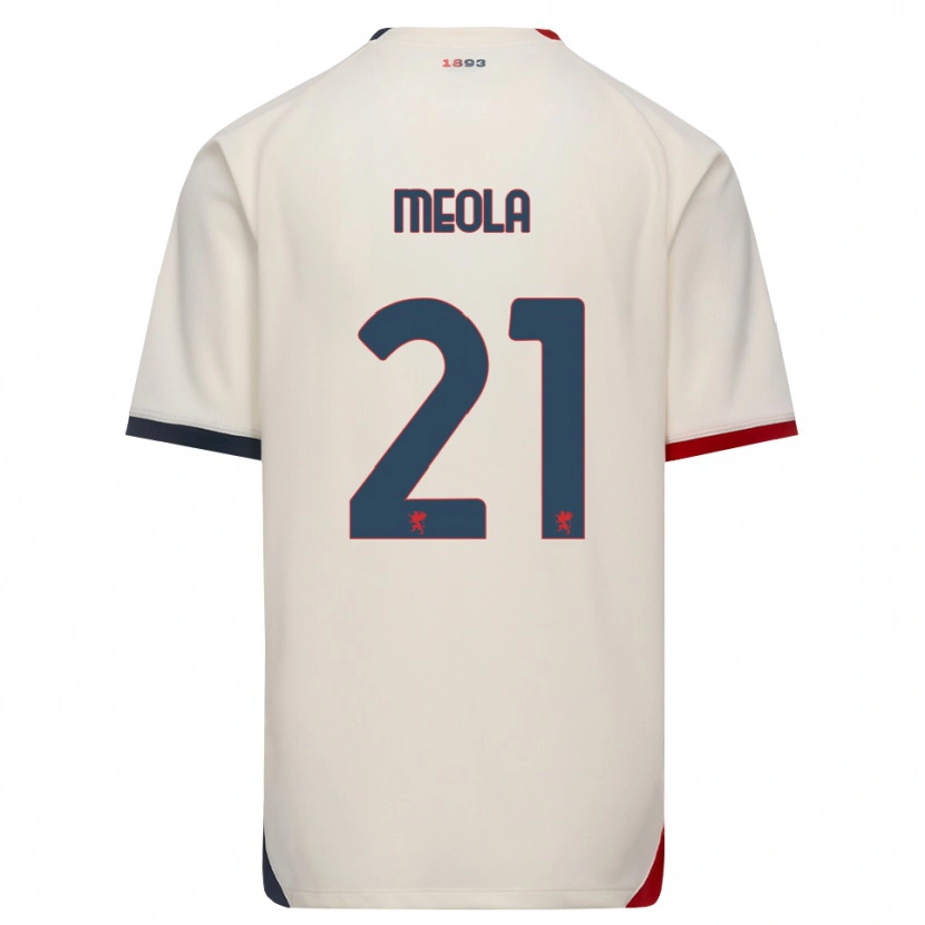 Danxen Homem Camisola Kevin Meola #21 Branco Off-Red Alternativa 2026/27 Camisa Brasil