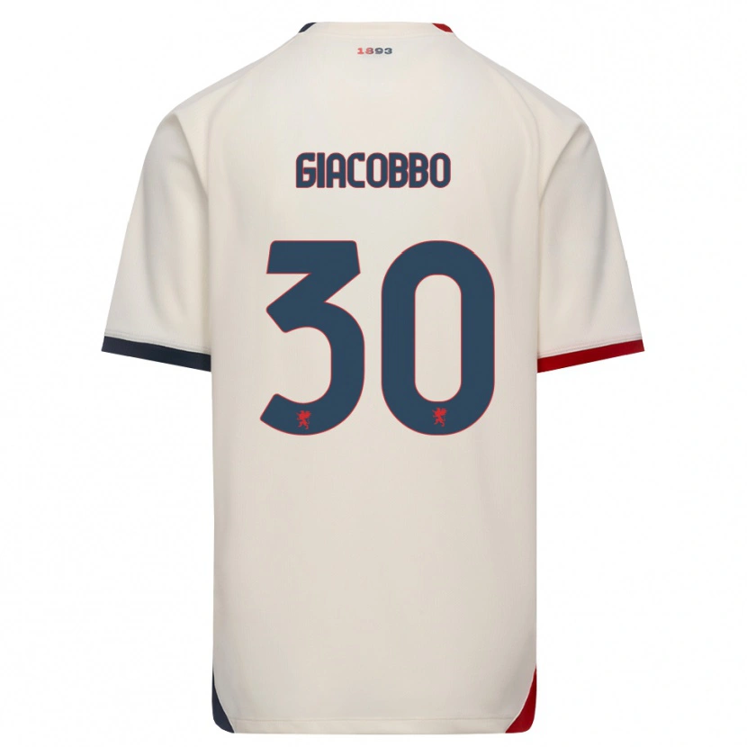 Danxen Homem Camisola Giulia Giacobbo #30 Branco Off-Red Alternativa 2026/27 Camisa Brasil