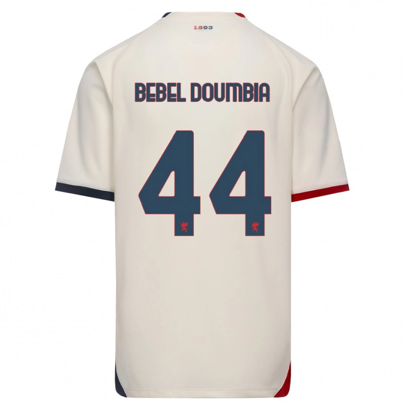 Danxen Homem Camisola Chec Bebel Doumbia #44 Branco Off-Red Alternativa 2026/27 Camisa Brasil