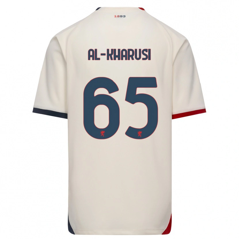 Danxen Homem Camisola Suhayb Al-Kharusi #65 Branco Off-Red Alternativa 2026/27 Camisa Brasil