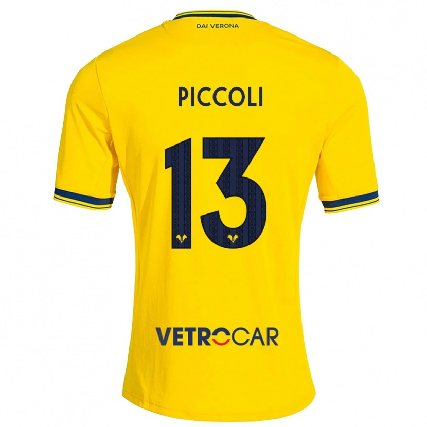 Danxen Homem Camisola Thomas Piccoli #13 Amarelo Vermelho Alternativa 2026/27 Camisa Brasil