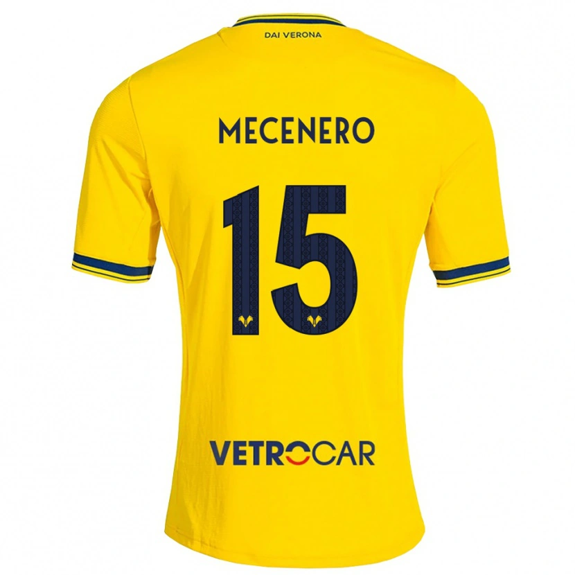 Danxen Homem Camisola Giovanni Mecenero #15 Amarelo Vermelho Alternativa 2026/27 Camisa Brasil