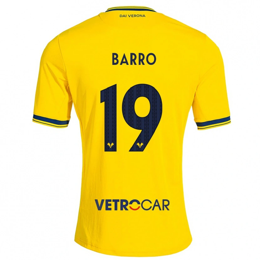 Danxen Homem Camisola Chiara Barro #19 Amarelo Vermelho Alternativa 2026/27 Camisa Brasil