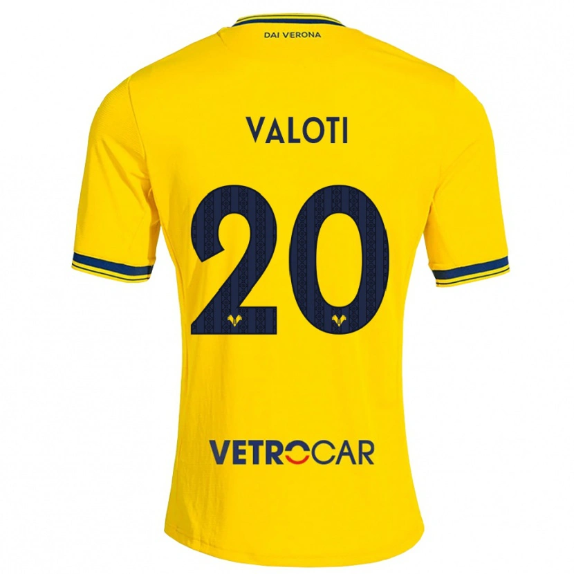 Danxen Homem Camisola Alessandro Valoti #20 Amarelo Vermelho Alternativa 2026/27 Camisa Brasil