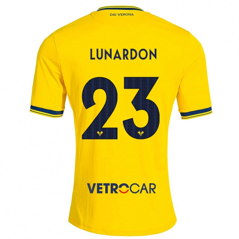 Danxen Homem Camisola Mario Lunardon #23 Amarelo Vermelho Alternativa 2026/27 Camisa Brasil