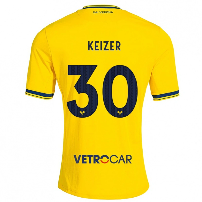Danxen Homem Camisola Fanny Keizer #30 Amarelo Vermelho Alternativa 2026/27 Camisa Brasil
