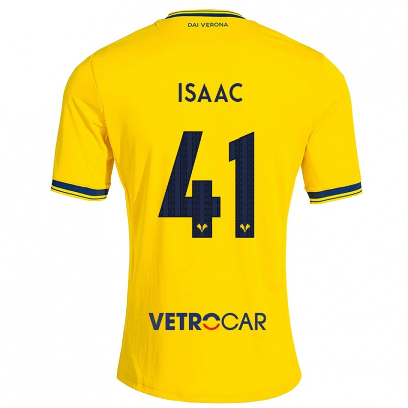 Danxen Homem Camisola Isaac Aguiar Tomich #41 Amarelo Vermelho Alternativa 2026/27 Camisa Brasil