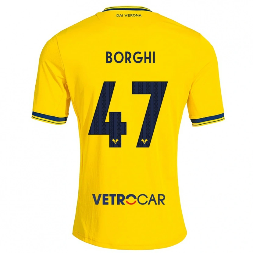 Danxen Homem Camisola Arthur Borghi #47 Amarelo Vermelho Alternativa 2026/27 Camisa Brasil