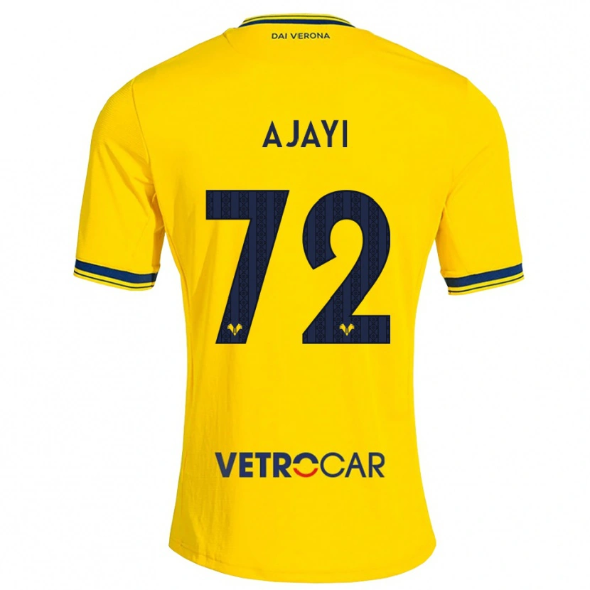 Danxen Homem Camisola Junior Ajayi #72 Amarelo Vermelho Alternativa 2026/27 Camisa Brasil