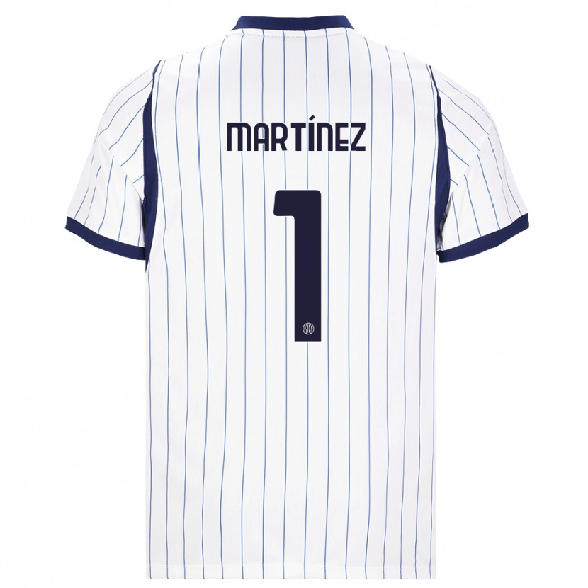 Danxen Homem Camisola Josep Martínez #1 Branco Azul Marinho Alternativa 2026/27 Camisa Brasil