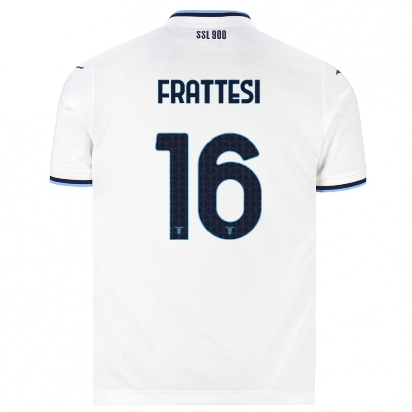 Danxen Homem Camisola Davide Frattesi #16 Branco Azul Marinho Alternativa 2026/27 Camisa Brasil