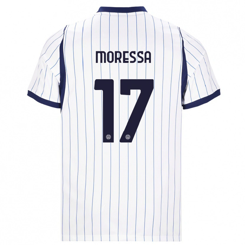 Danxen Homem Camisola Kevin Moressa #17 Branco Azul Marinho Alternativa 2026/27 Camisa Brasil