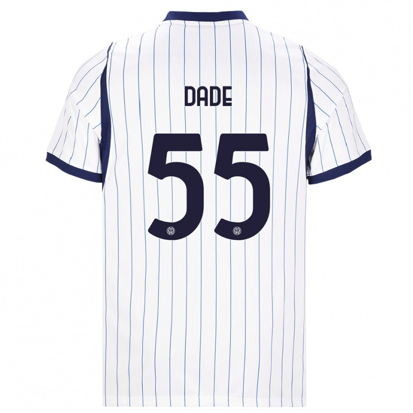Danxen Homem Camisola Emmanuel Dade #55 Branco Azul Marinho Alternativa 2026/27 Camisa Brasil