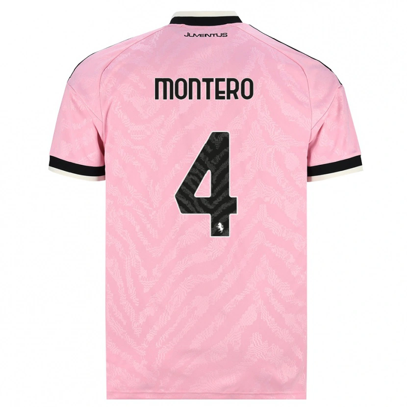 Danxen Homem Camisola Alfonso Montero #4 Preto Rosa Alternativa 2026/27 Camisa Brasil