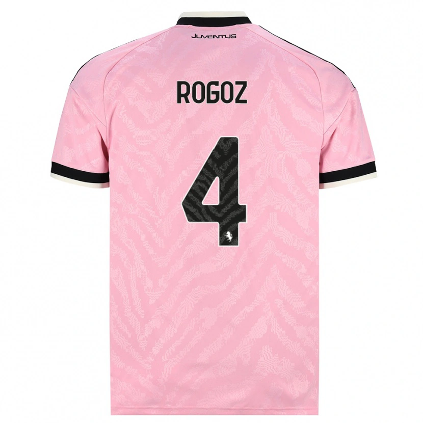 Danxen Homem Camisola Nicolas Rogoz #4 Preto Rosa Alternativa 2026/27 Camisa Brasil