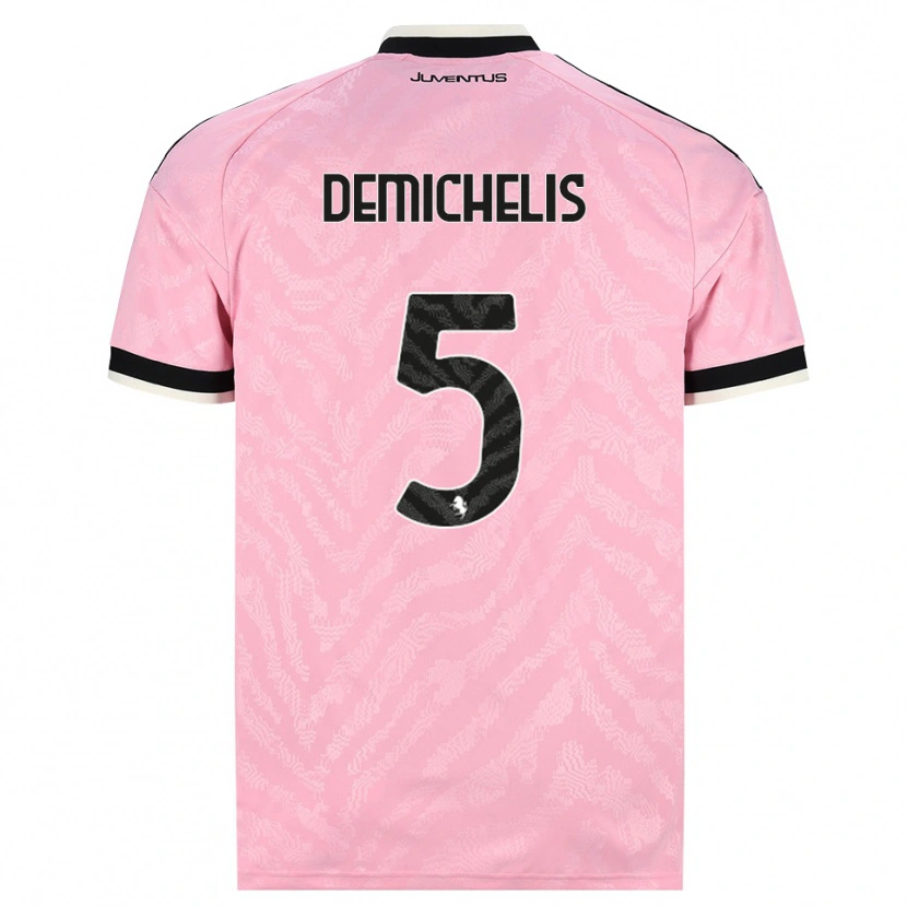 Danxen Homem Camisola Emanuele Demichelis #5 Preto Rosa Alternativa 2026/27 Camisa Brasil