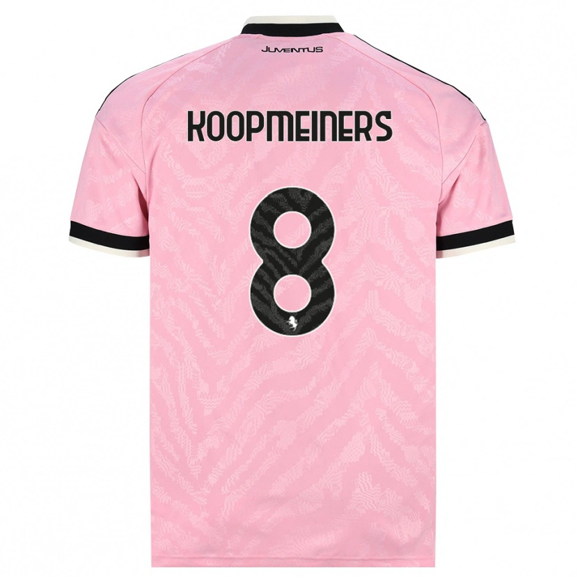 Danxen Homem Camisola Teun Koopmeiners #8 Preto Rosa Alternativa 2026/27 Camisa Brasil
