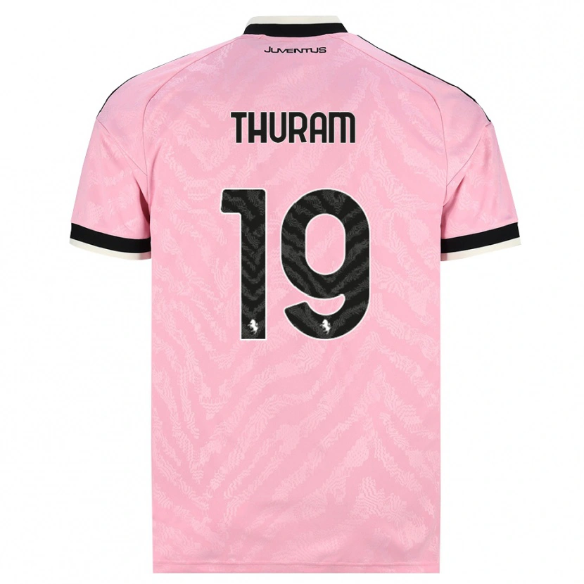 Danxen Homem Camisola Khéphren Thuram #19 Preto Rosa Alternativa 2026/27 Camisa Brasil