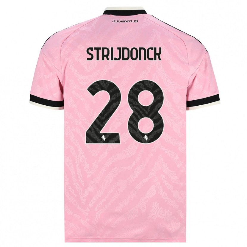 Danxen Homem Camisola Bayron Strijdonck #28 Preto Rosa Alternativa 2026/27 Camisa Brasil