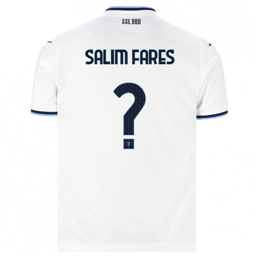 Danxen Homem Camisola Mohamed Fares #0 Branco Azul Marinho Alternativa 2026/27 Camisa Brasil