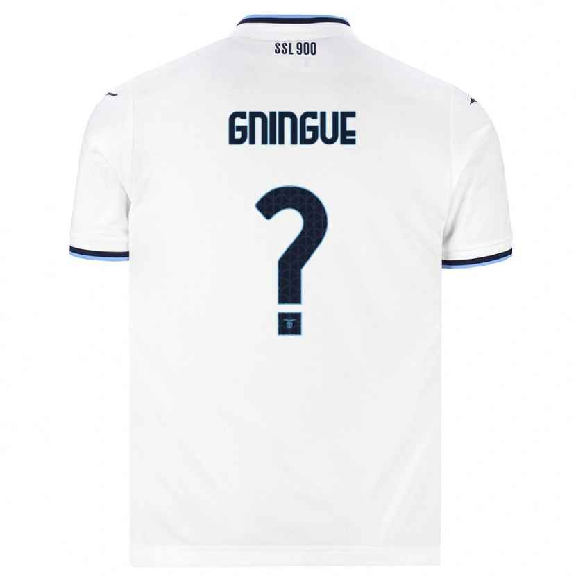 Danxen Homem Camisola Samuel Gningue #0 Branco Azul Marinho Alternativa 2026/27 Camisa Brasil