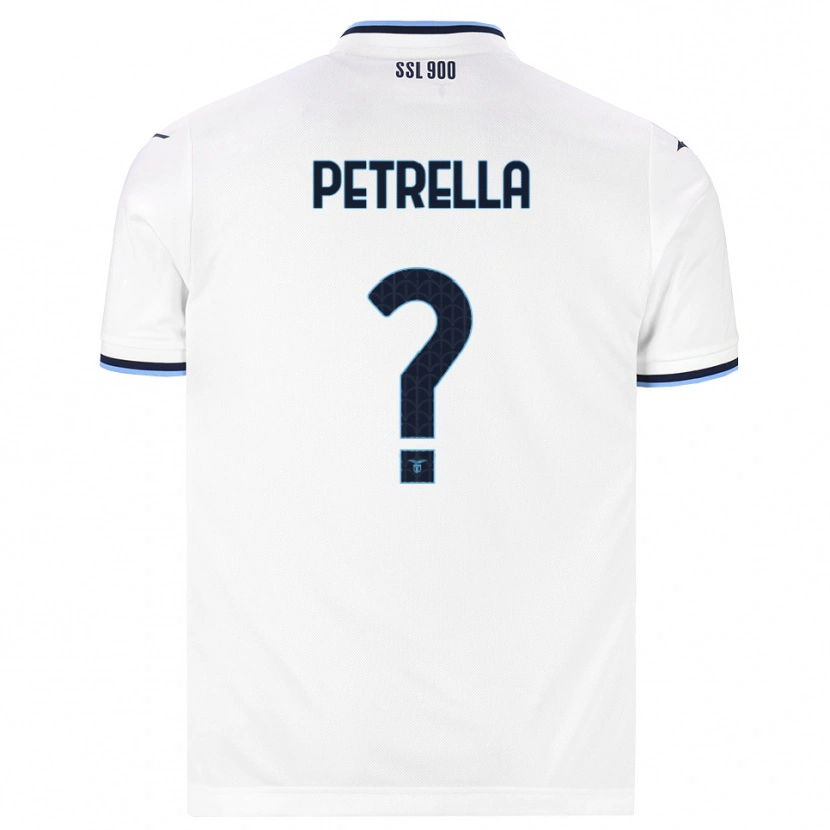 Danxen Homem Camisola Anthony Petrella #0 Branco Azul Marinho Alternativa 2026/27 Camisa Brasil