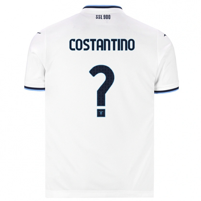 Danxen Homem Camisola Davide Costantino #0 Branco Azul Marinho Alternativa 2026/27 Camisa Brasil