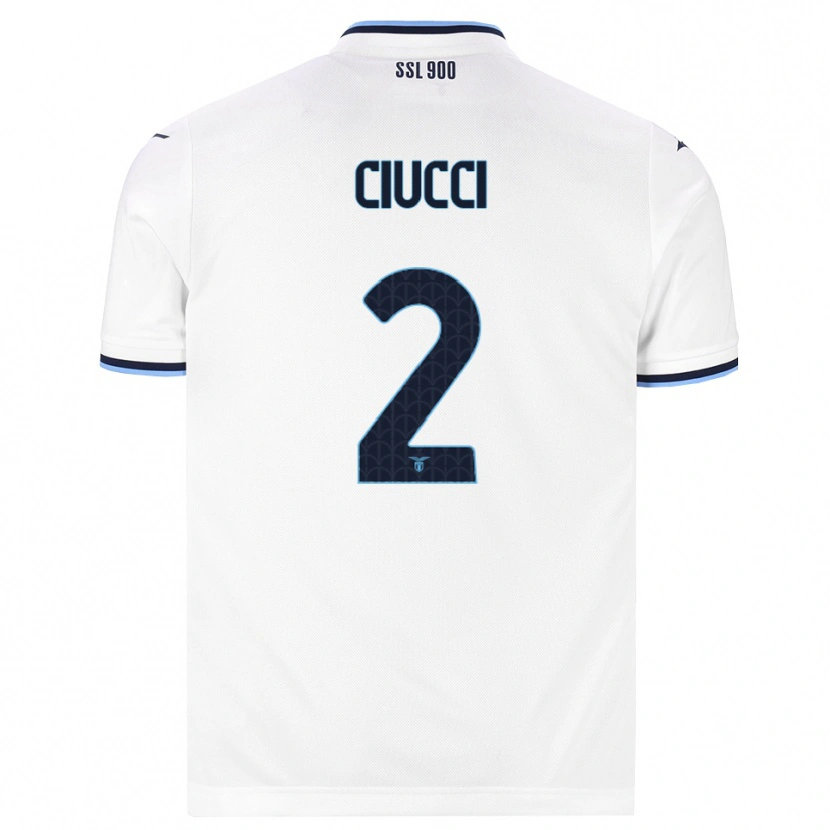 Danxen Homem Camisola Federico Ciucci #2 Branco Azul Marinho Alternativa 2026/27 Camisa Brasil