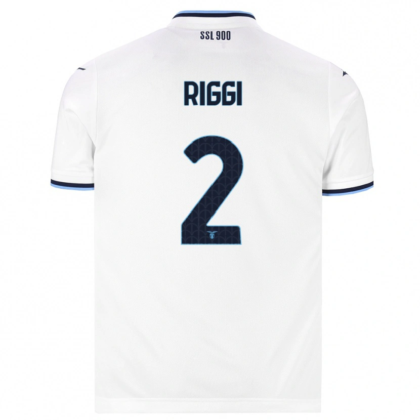 Danxen Homem Camisola Emanuele Riggi #2 Branco Azul Marinho Alternativa 2026/27 Camisa Brasil