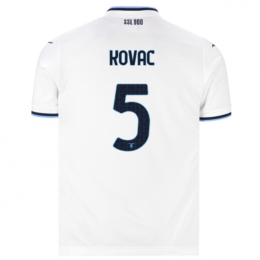 Danxen Homem Camisola Blaz Kovac #5 Branco Azul Marinho Alternativa 2026/27 Camisa Brasil