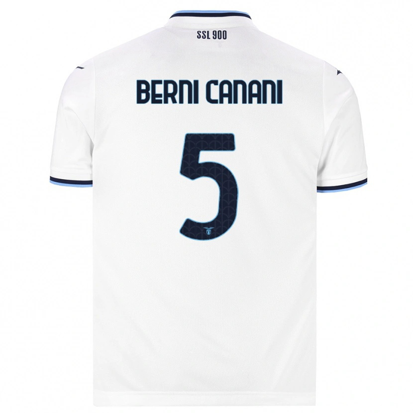 Danxen Homem Camisola Leonardo Berni Canani #5 Branco Azul Marinho Alternativa 2026/27 Camisa Brasil