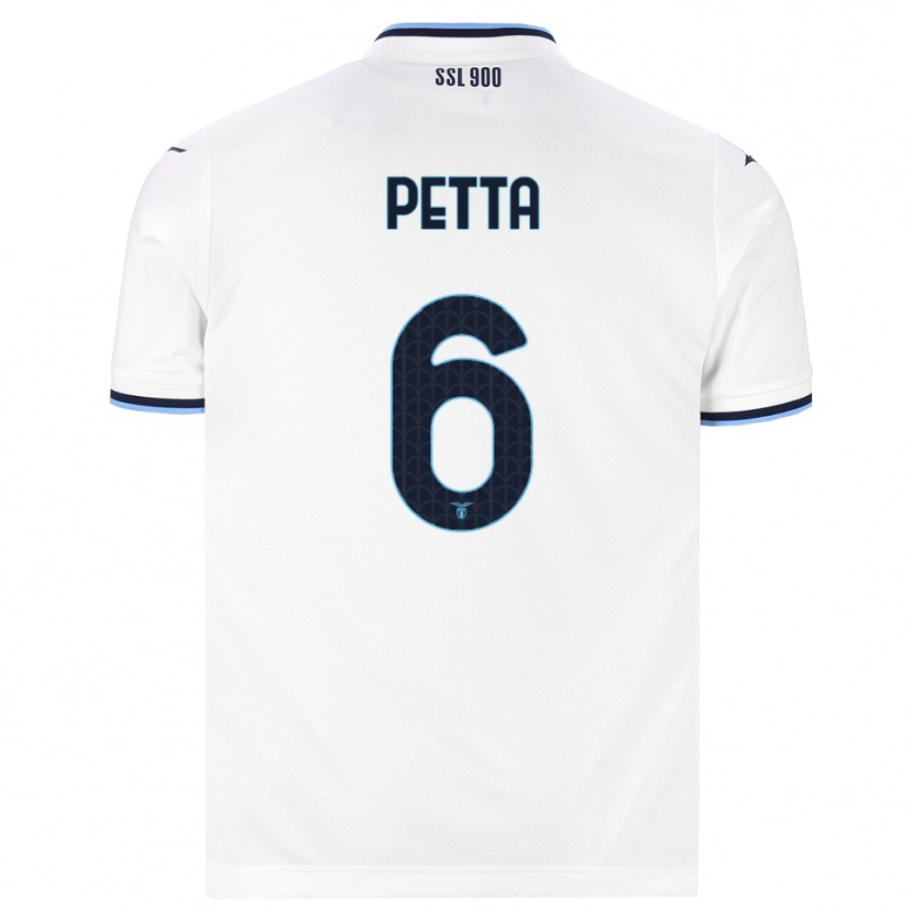 Danxen Homem Camisola Andrea Petta #6 Branco Azul Marinho Alternativa 2026/27 Camisa Brasil