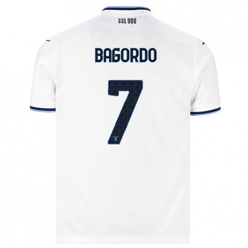 Danxen Homem Camisola Cristian Bagordo #7 Branco Azul Marinho Alternativa 2026/27 Camisa Brasil