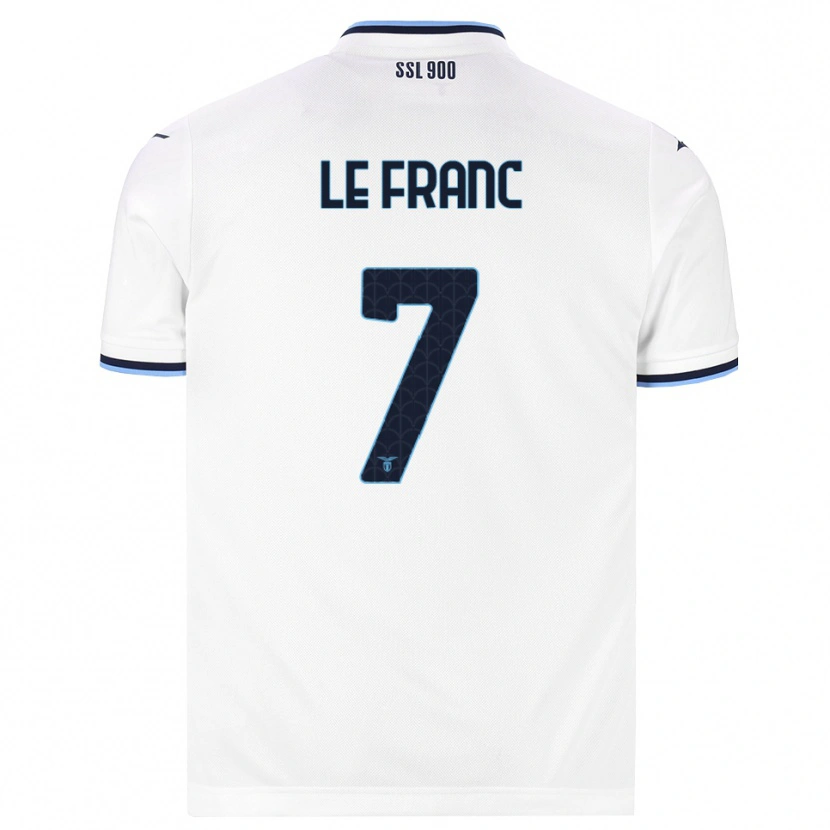 Danxen Homem Camisola Chloé Le Franc #7 Branco Azul Marinho Alternativa 2026/27 Camisa Brasil