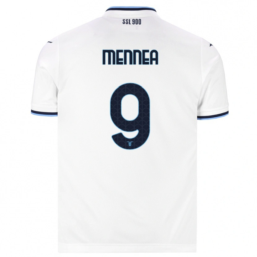 Danxen Homem Camisola Carmine Mennea #9 Branco Azul Marinho Alternativa 2026/27 Camisa Brasil