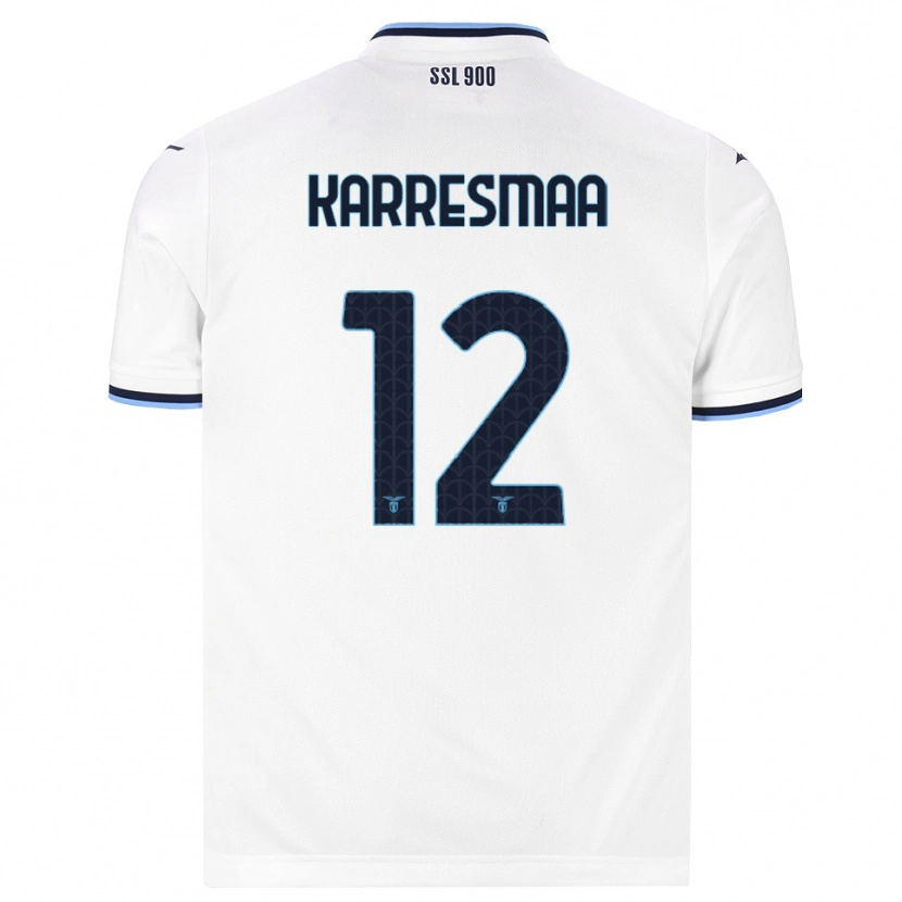 Danxen Homem Camisola Kerttu Karresmaa #12 Branco Azul Marinho Alternativa 2026/27 Camisa Brasil