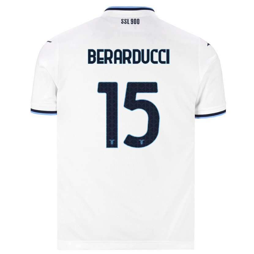 Danxen Homem Camisola Martina Berarducci #15 Branco Azul Marinho Alternativa 2026/27 Camisa Brasil