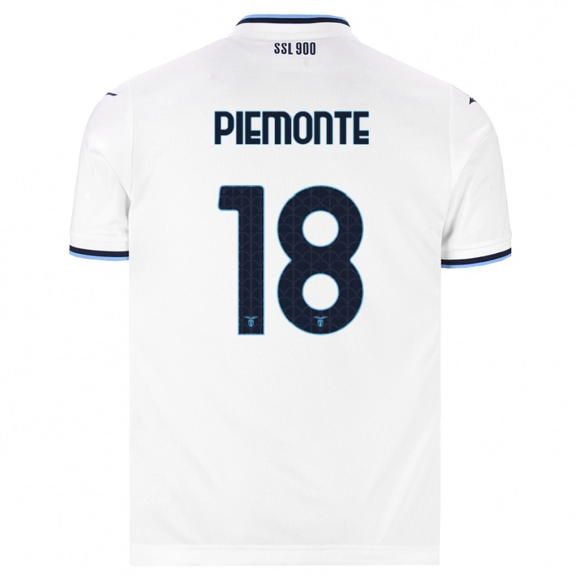 Danxen Homem Camisola Martina Piemonte #18 Branco Azul Marinho Alternativa 2026/27 Camisa Brasil
